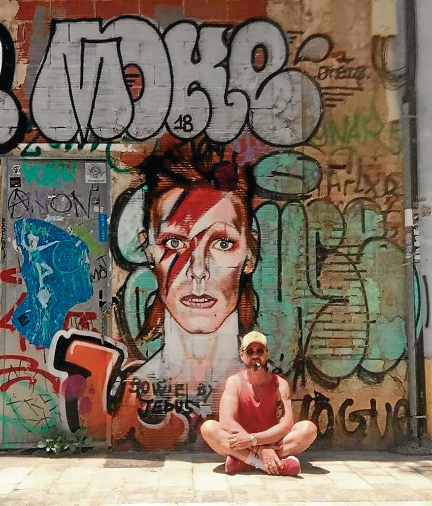 'Bowie', el primer grafiti indultado de España: de un edificio en ruinas al museo