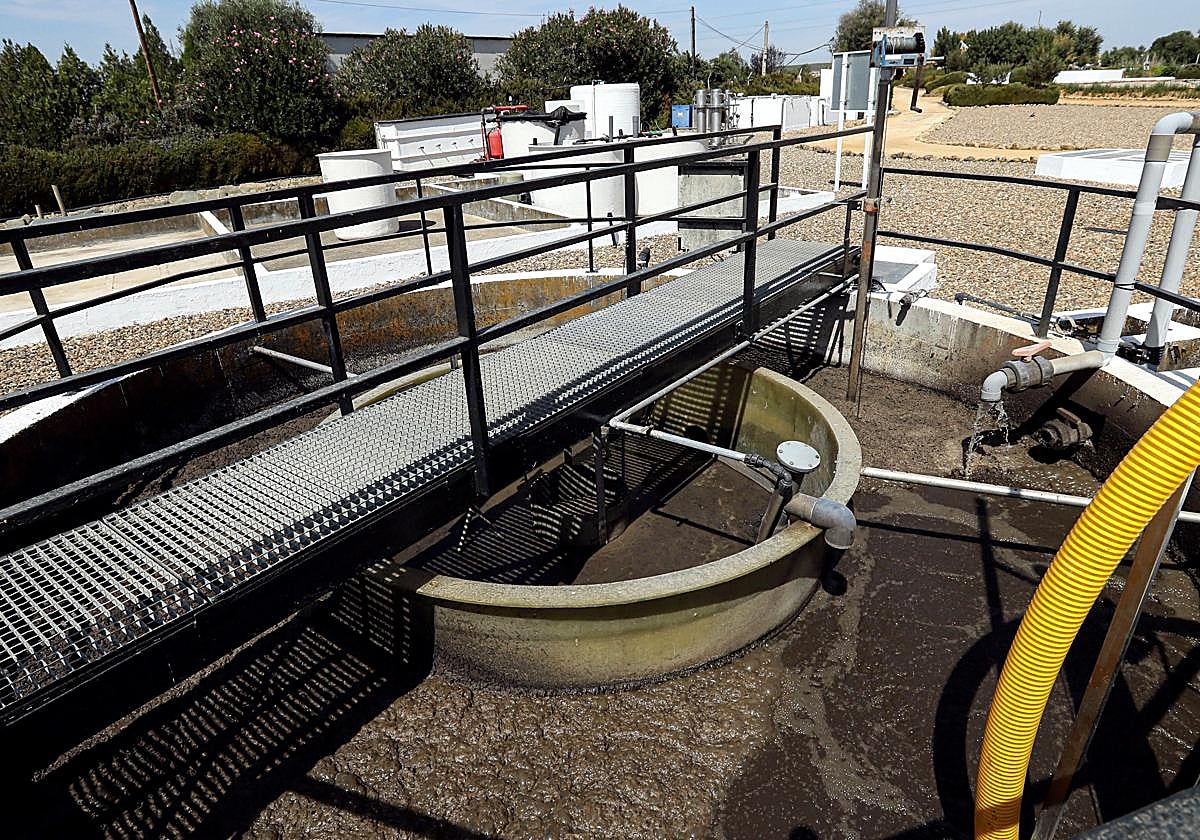 Aguas en depuradora.