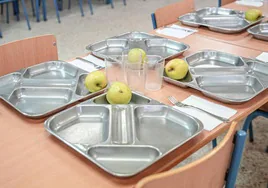 El comedor escolar suspende en la vuelta al cole