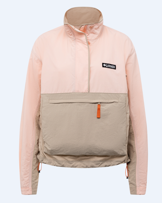 Cortavientos con estilo retro y moderno con un look inspirado en nuestros clásicos y tecnología moderna repelente al agua y resistente a las manchas. Este cortavientos con puños y dobladillo ajustables te protege de la lluvia y el viento. Además, cuando sale el sol, puedes doblarlo y guardarlo fácilmente gracias a la práctica correa de transporte. 100 euros en Columbia.