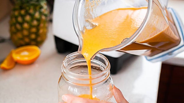 ¿Se pierde fibra cuando se trituran las verduras y las frutas?