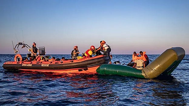 Uno de los momentos de la misión.