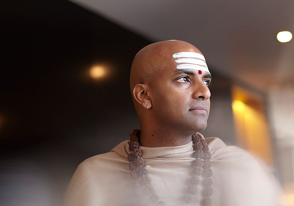 El ex monje hinduísta, Dandapani.