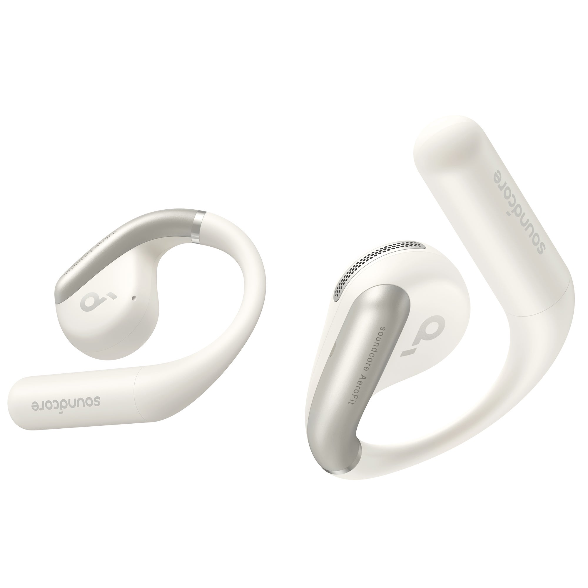 Para esos padres que aman la tecnología... sundcore AeroFit con un controlador de 14 mm, once horas de autonomía sin pausa y clasificación IPX7 en Amazon en blanco y negro por 129,99 euros.