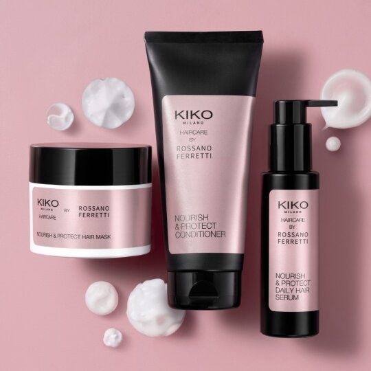 Un pack capilar unisex para cuidar el cabello a cuidar edad. El de la foto es de Kiko Milano.