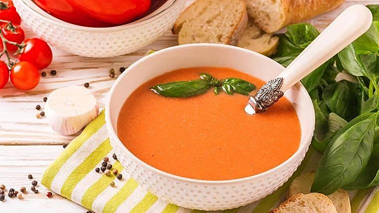 Foto de archivo de gazpacho