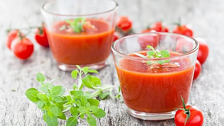 Foto de archivo de gazpacho