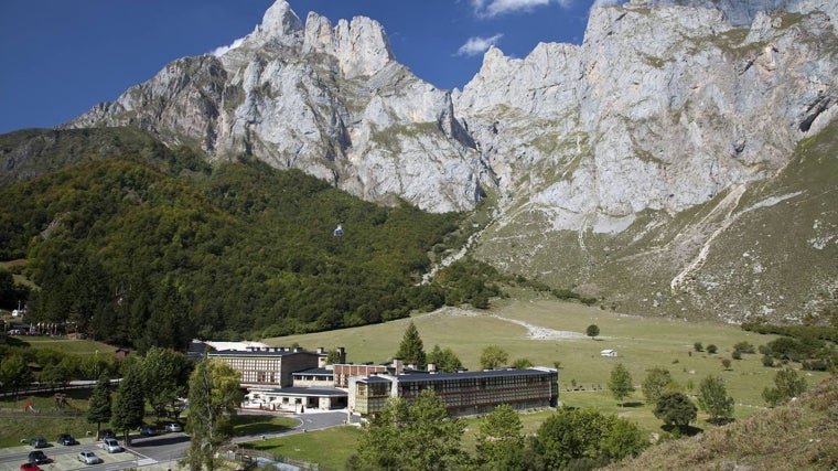 Entorno del Parador de Fuente Dé en el Parque Nacional de los Picos de Europa