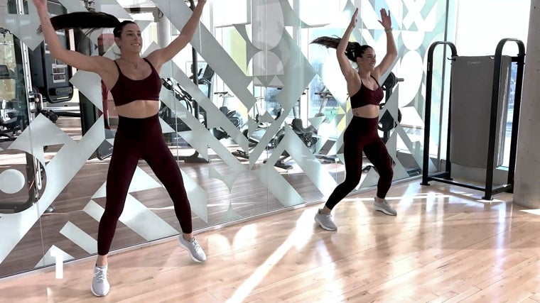 Ejercicio Jumping Jacks.