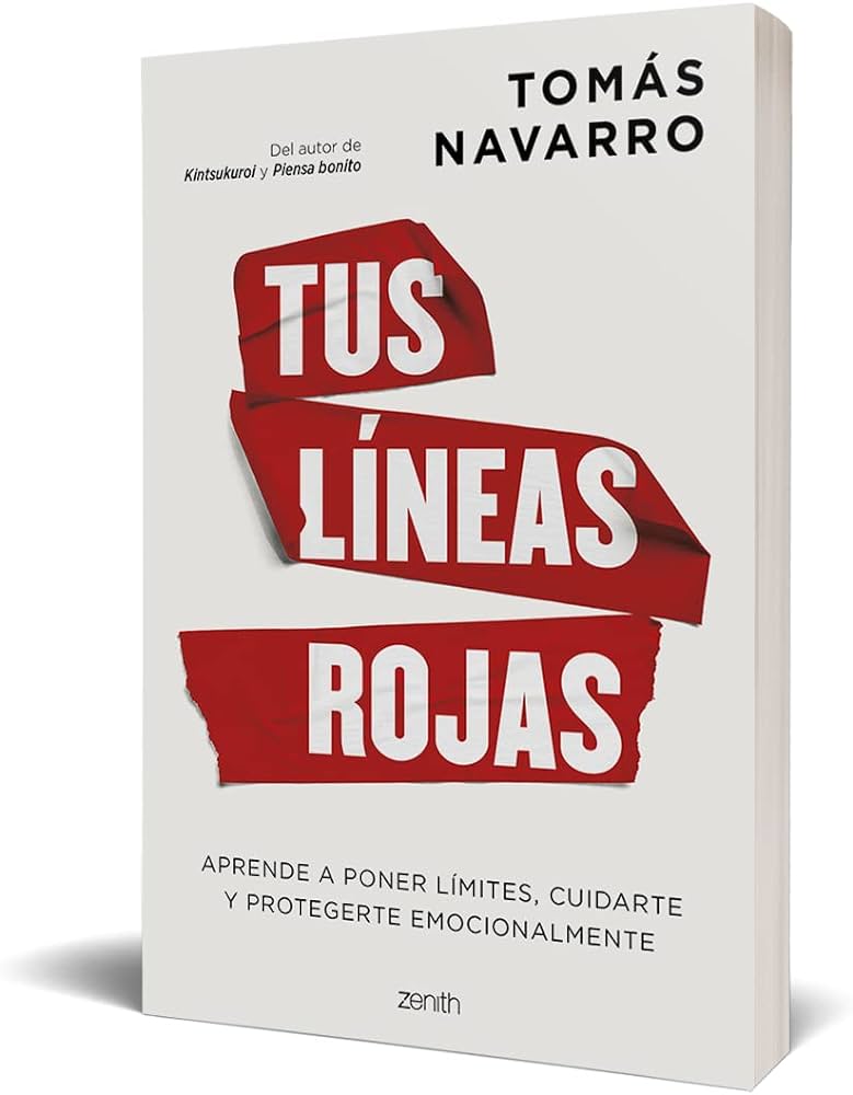 En 'Tus líneas rojas' (Zenith) el psicólogo Tomás Navarro nos guía en un paso a paso esencial para desaprender todo lo que nos impide establecer prioridades claras y explora, con un lenguaje sencillo y lleno de sentido común, los pilares imprescindibles para poner límites: cómo funcionan la autoestima y el autorrespeto, la importancia del autocuidado, por qué tenemos que autoprotegernos y defendernos emocionalmente y, lo más importante, en qué consiste realmente la asertividad.