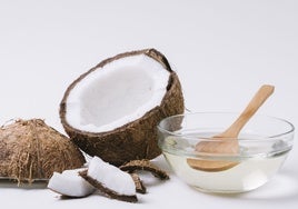 Coco y aceite de coco.