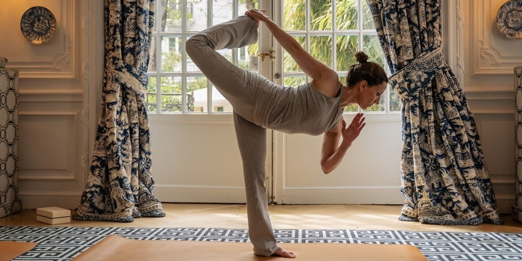 Mercedes de la Rosa, experta en yoga: «La gente que no para quieta es la que más necesita hacer yoga»