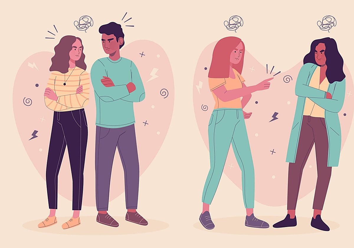 Los celos pueden darse en pareja o con las amistades.