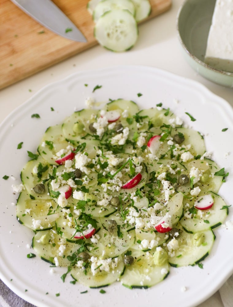 Carpaccio de pepino