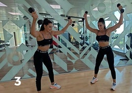 Entrenamiento de fuerza para el tren superior: cuatro ejercicios de brazos, espalda y hombros