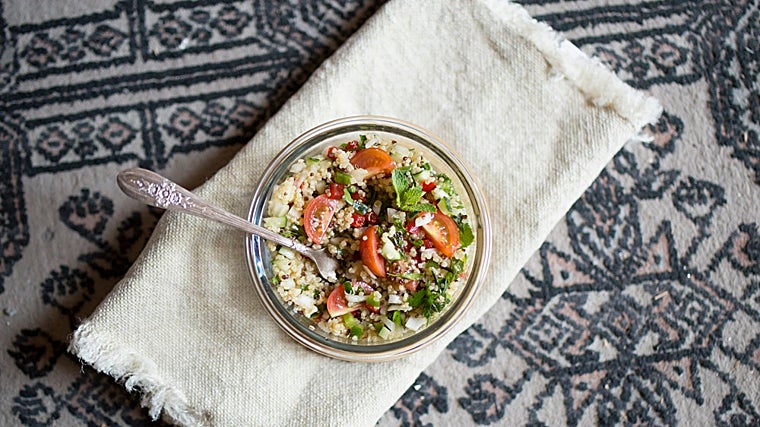 Taboulé de quinoa (en frío)