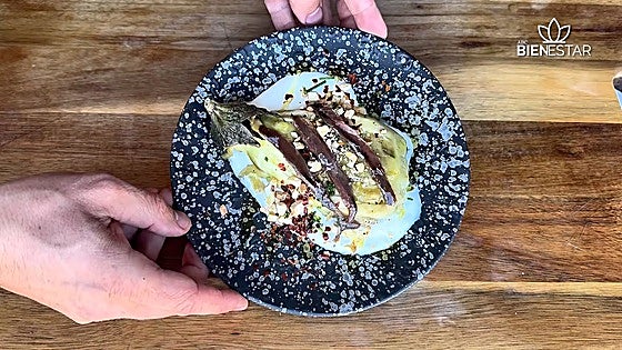 Berenjenas al horno con anchoas, la delicia saludable del Chef Bosquet que rompe moldes