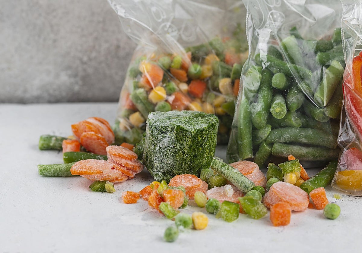Verduras congeladas.