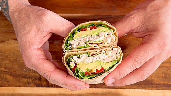 Wrap de aguacate y atún, la receta del Chef Bosquet para comer ligero en el trabajo
