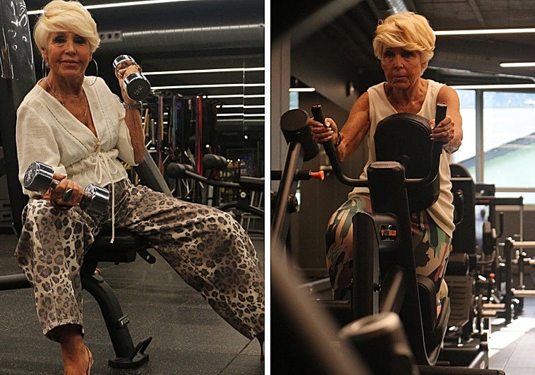 Ramona, de 84 años, indica el secreto de su alimentación y el ejercicio que realiza para mantenerse en forma