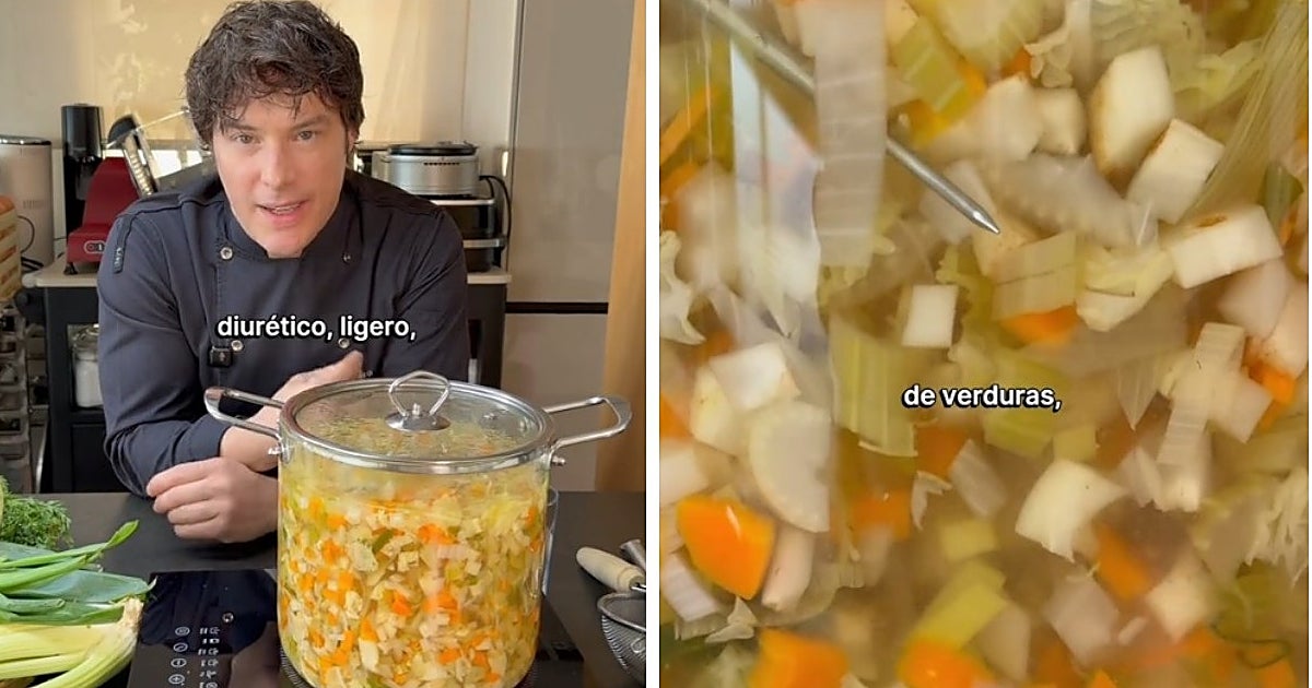 El chef Jordi Cruz indica la receta del caldo de verduras ideal para el malestar digestivo: «Lleno de micronutrientes»