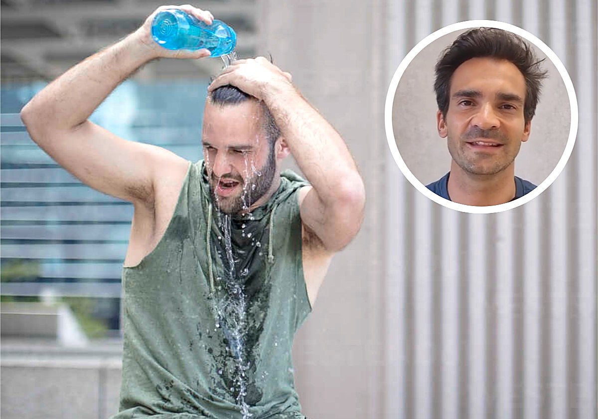 Javier Modi: «Para refrescarnos echamos agua fría por la cabeza, pero no es una buena idea»