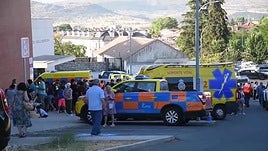 Alojadas unas 200 personas en Villacastín por el incendio en Las Navas de San Antonio