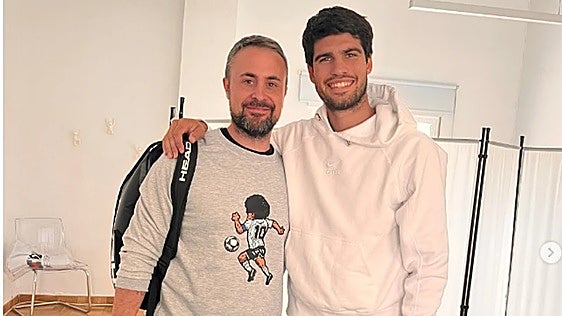 Álex Ruiz, nutricionista de Carlos Alcaraz: «La alimentación influye mucho en la recuperación de una lesión. Es la energía y el material de construcción»
