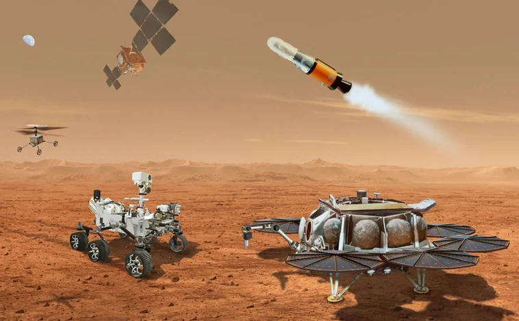 La NASA enviará a Marte dos nuevos helicópteros para recoger muestras