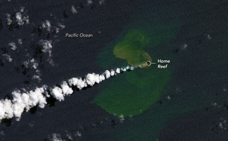 Emerge una isla 'fantasma' en el Pacífico vista por última vez en 2006