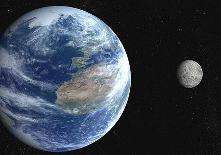 ¿Por qué no se cae la luna sobre la Tierra?