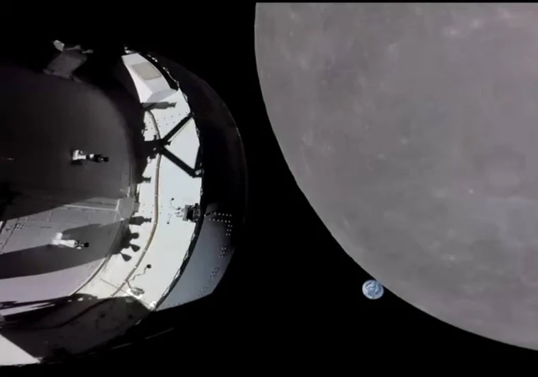 En imágenes: la llegada de Artemis I a la Luna