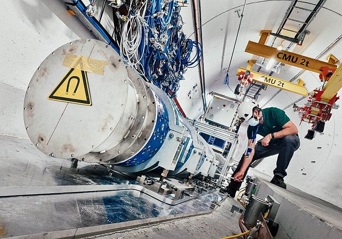 El detector FASER, en el CERN, analiza las colisiones en busca de neutrinos y materia oscura