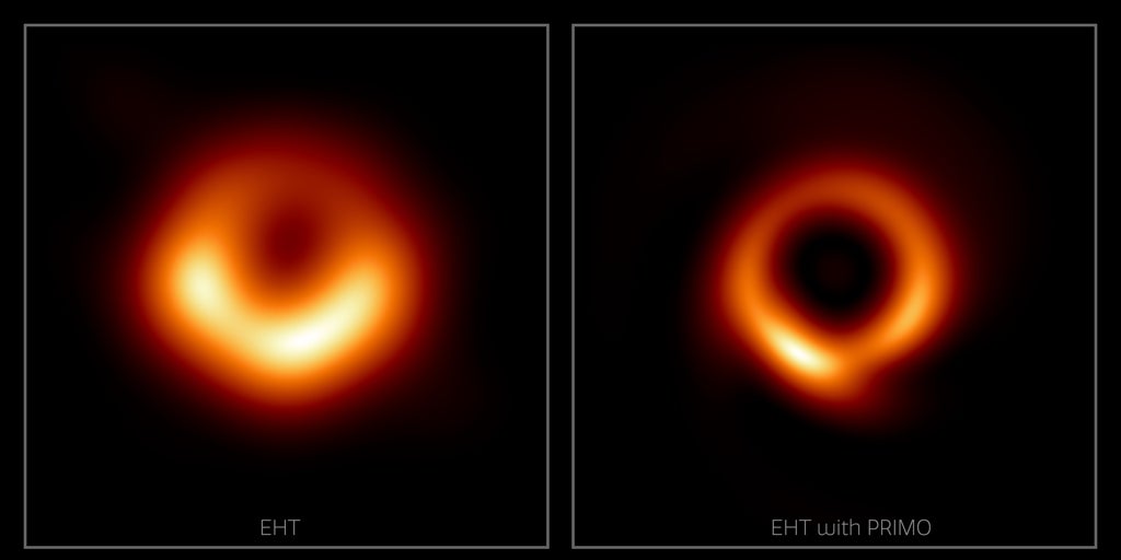 The first photo of a black hole, seen as never before in high