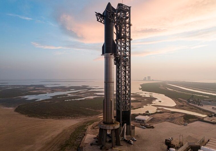 Elon Musk intenta lanzar este lunes Starship, el cohete más grande de la Historia