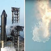 Estalla en el aire el cohete Starship de Elon Musk poco después de despegar