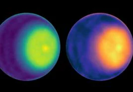 La NASA observa por primera vez un cliclón polar en Urano: «No es una simple bola azul de gas»