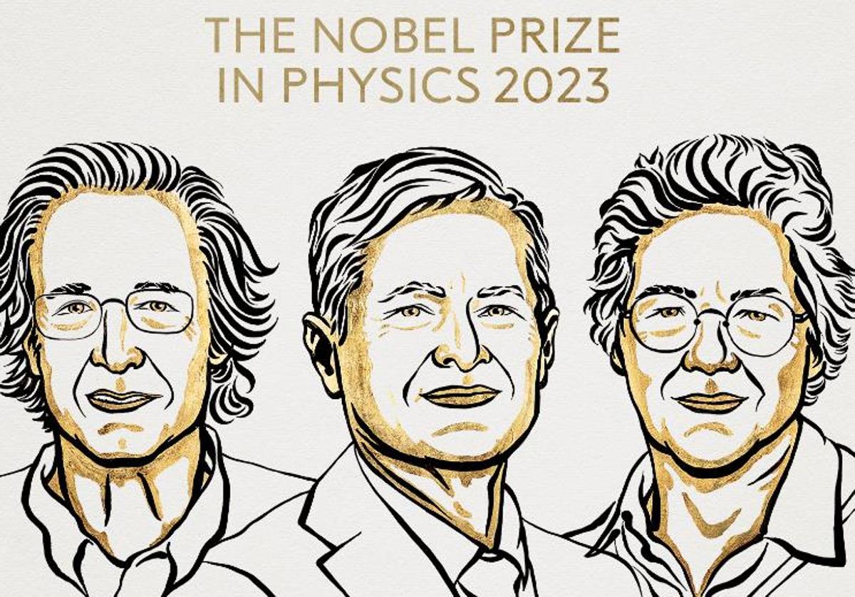 Nobel de Física 2023 para las herramientas de luz que permiten ver en tiempo real qué pasa en el interior de los átomos
