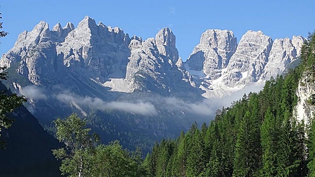 Las montañas Dolomitas, en Italia