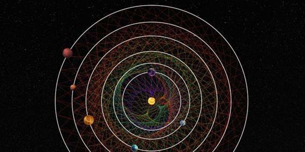 Рядка звездна система с шест синхронизирани планети, открита от испански астрономи
