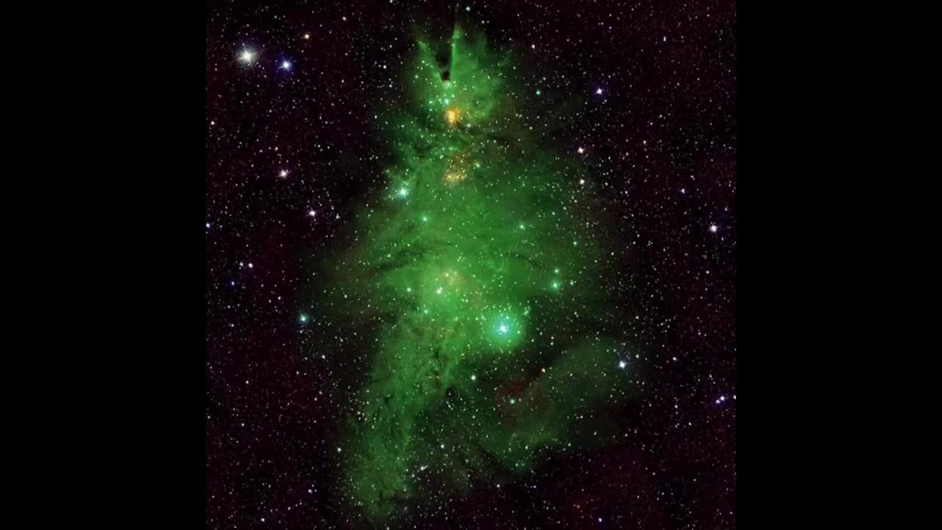 La Nasa capta un grupo de estrellas con la apariencia de un árbol de ...