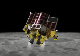 Japón se posa por primera vez en la Luna, pero la nave no puede generar energía