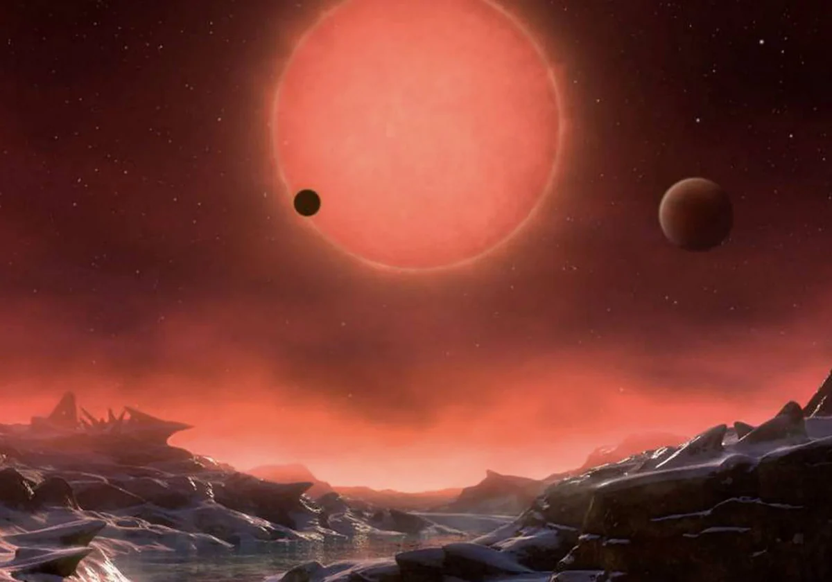 Los siete planetas del sistema Trappist-1 son lugares áridos y calientes