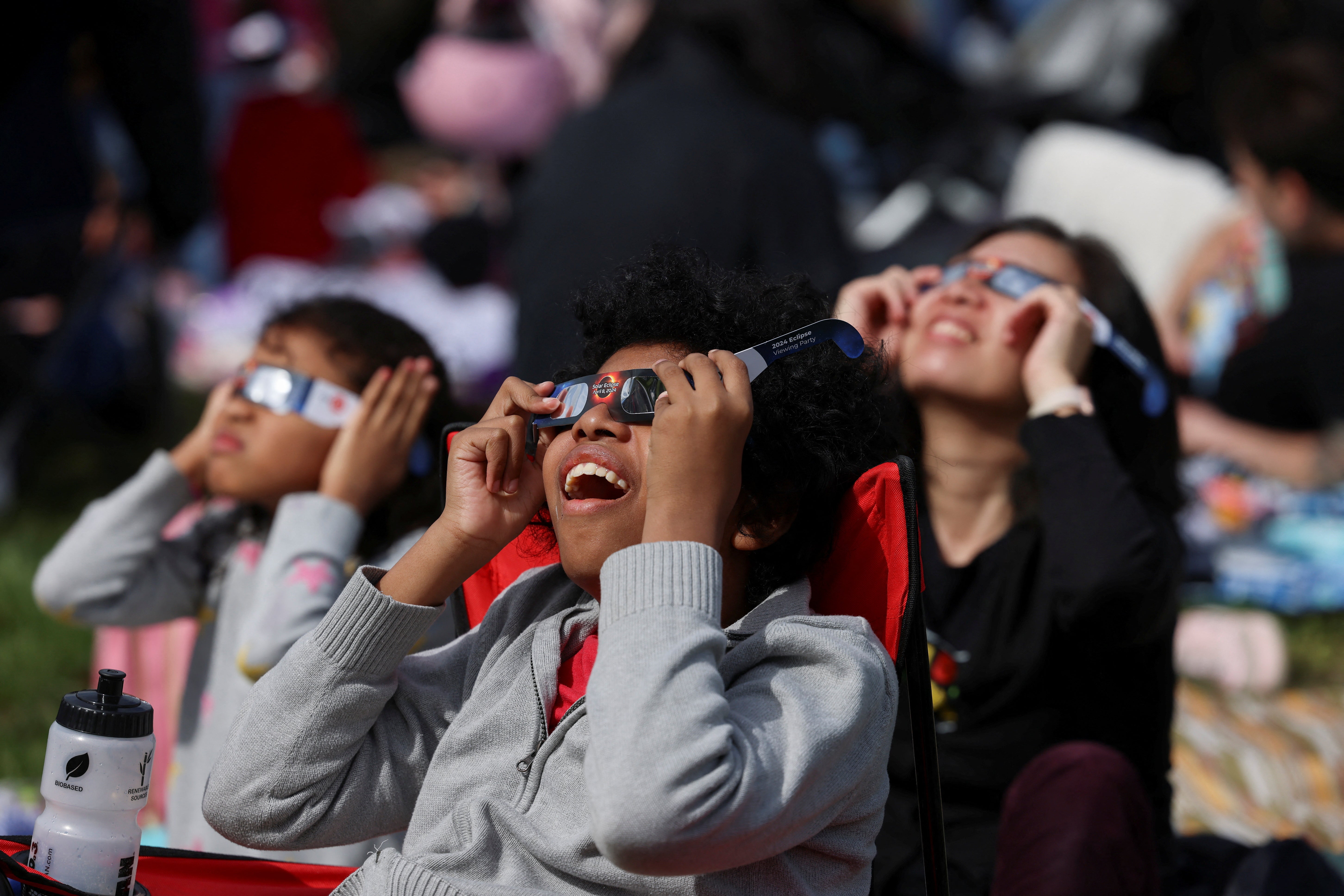 El espectacular eclipse total del Sol, en imágenes