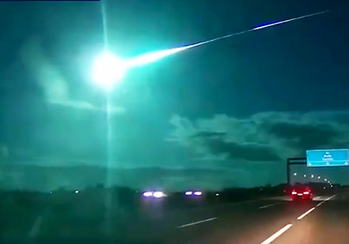 La trayectoria de este meteorito le dotó de una mayor luminosidad