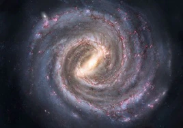 Representación artística de la Vía Láctea, la galaxia en que vivimos
