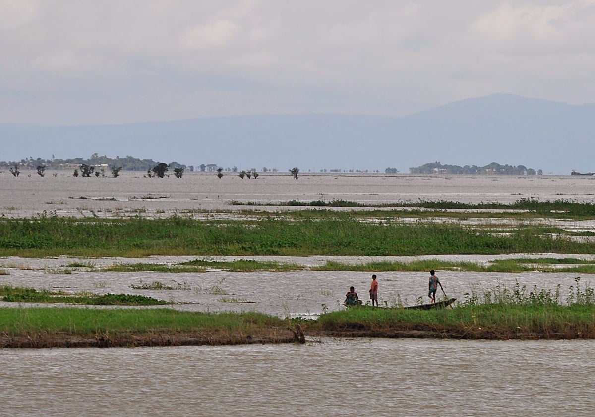 Las tierras bajas de Bangladesh, una elaborada mezcla de tierra y agua que a veces cambian de lugar