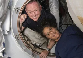 Los astronautas Suni Williams y Butch Wilmore
