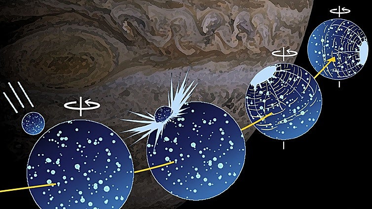 El impacto de un gigantesco asteroide desplazó el eje de la mayor luna del sistema solar