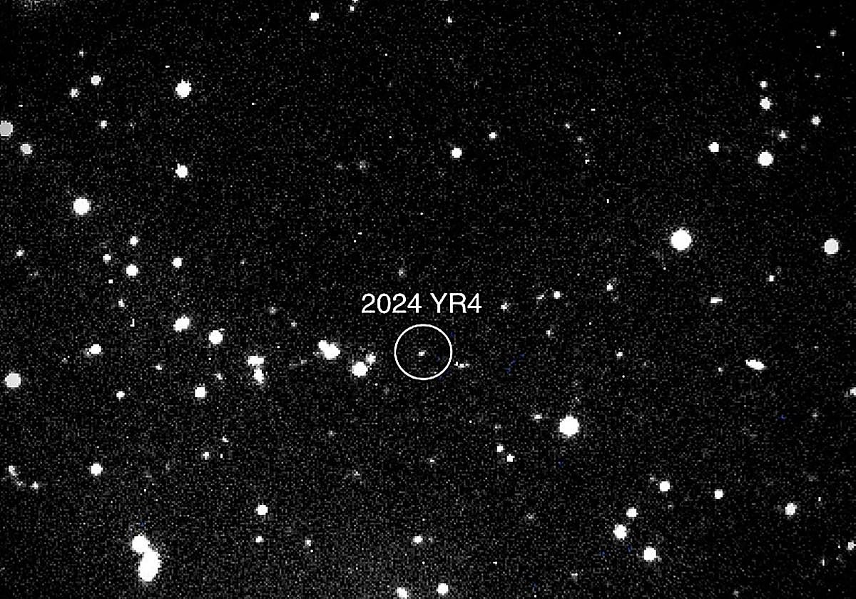 El asteroide 2024 YR4